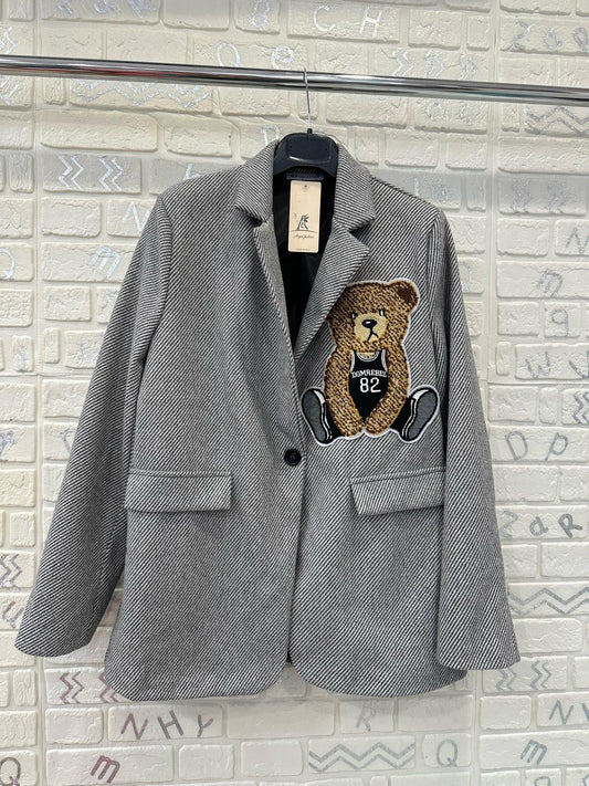 Cappotto blazer teddy