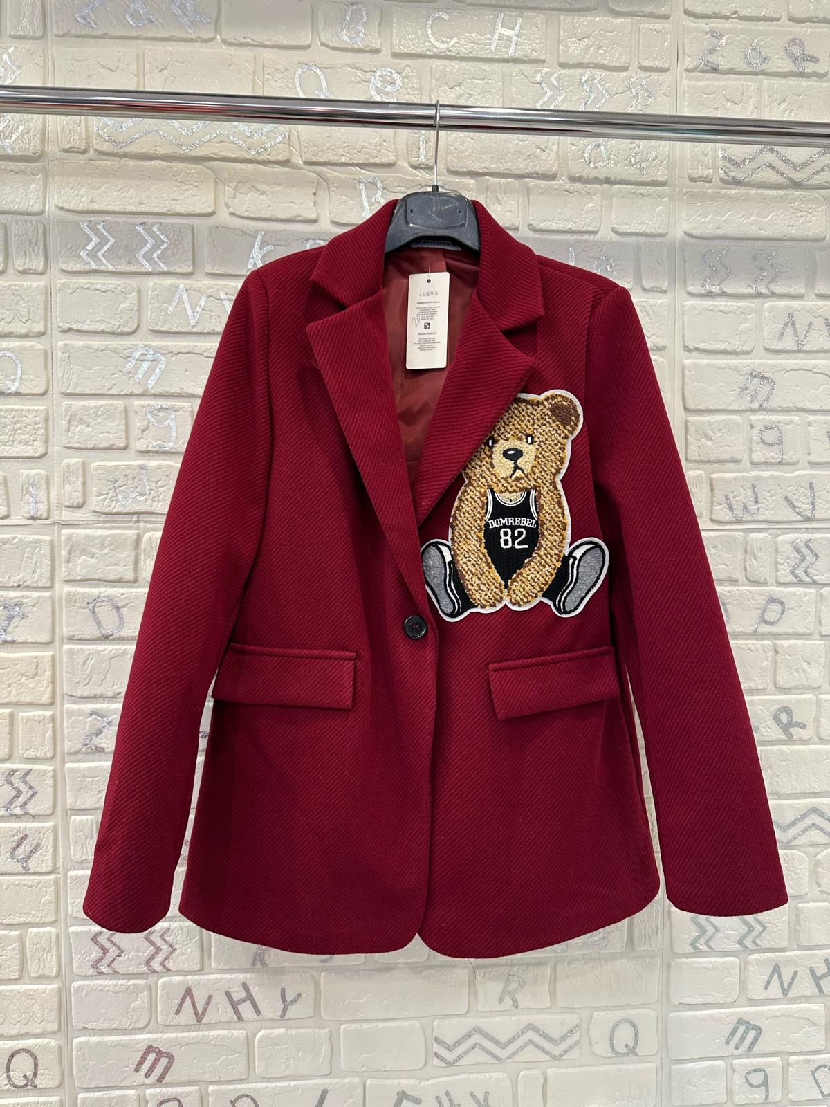 Cappotto blazer teddy